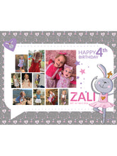 Load image into Gallery viewer, Ballerina Bunny Birthday Banners
