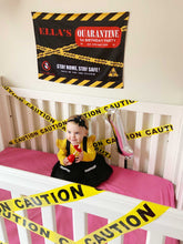 Load image into Gallery viewer, Happy Quarantine Birthday Banner - Black