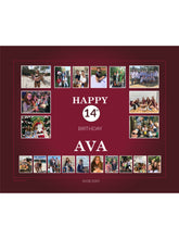 Load image into Gallery viewer, BURGANDY Birthday Banners