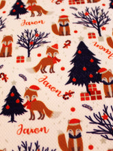 Load image into Gallery viewer, Festive Fox Reusable Gift Wrap