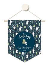 Load image into Gallery viewer, Hoppy Christmas Personalised 1st Christmas Hanger