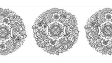 Load image into Gallery viewer, Mindfulness Mandala Colour Me in