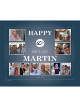 Load image into Gallery viewer, NAVY Birthday Banners