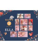 Load image into Gallery viewer, Woodland Rabbit Birthday Banners