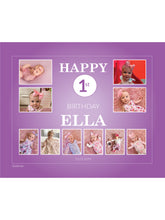 Load image into Gallery viewer, PURPLE Birthday Banners