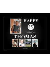 Load image into Gallery viewer, BLACK Birthday Banners
