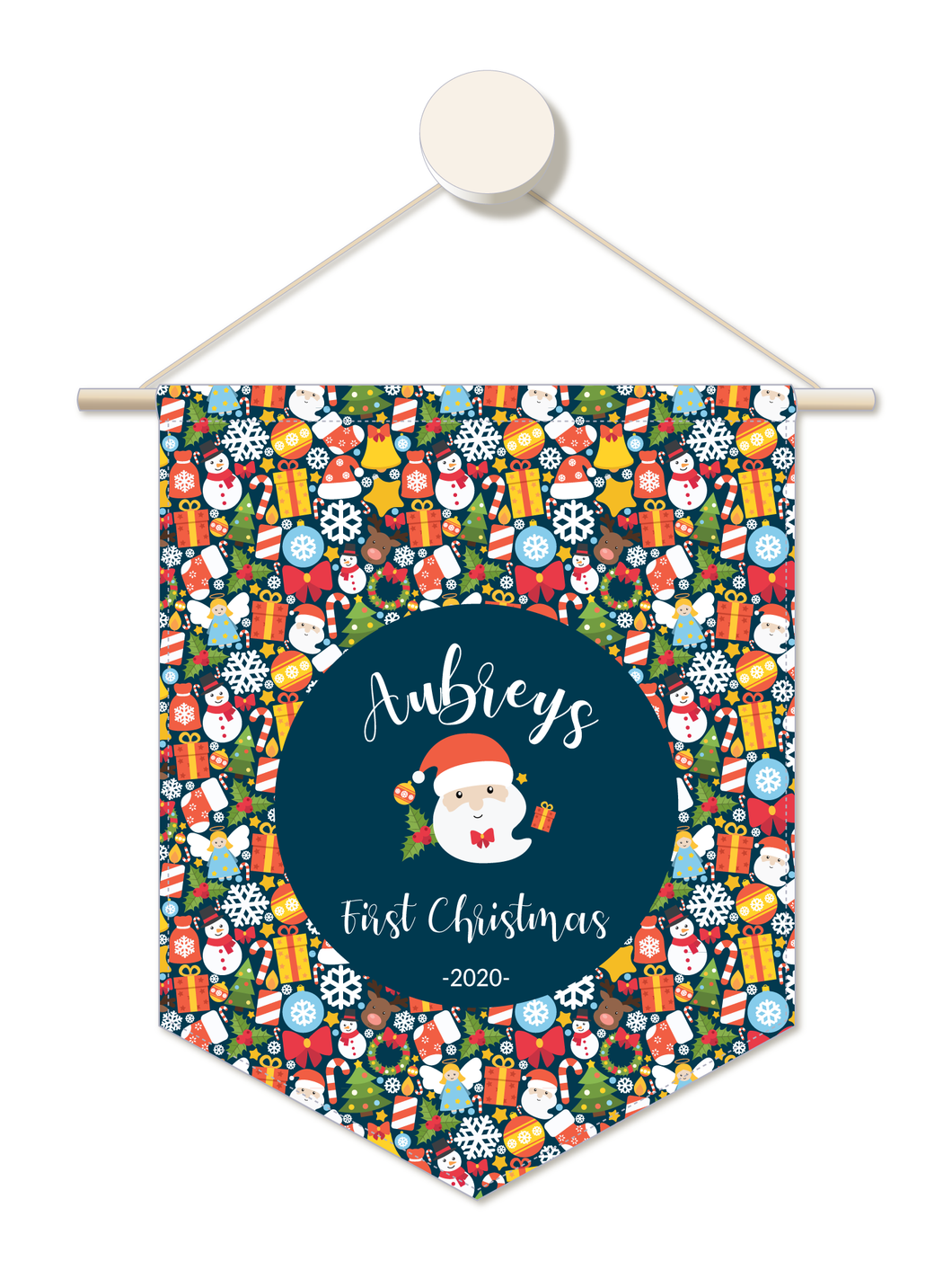 Classic Christmas Personalised 1st Christmas Hanger