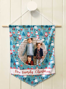 Cute Reindeer Personalised Family Christmas Hanger