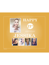 Load image into Gallery viewer, GOLD Birthday Banners
