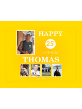Load image into Gallery viewer, YELLOW Birthday Banners
