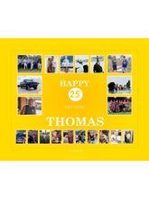 Load image into Gallery viewer, YELLOW Birthday Banners
